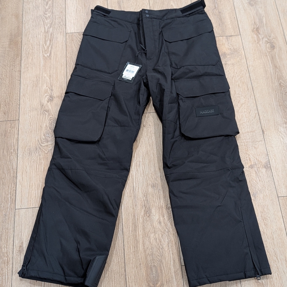 $890 Mens Mackage "Brandon" Ski Pants Black XL